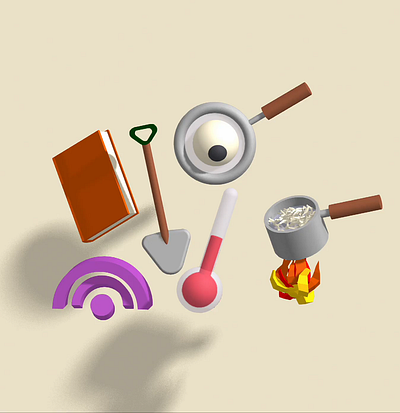 3D icons in spline 3d animation app art direction branding icon mobile product design ui