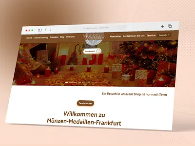 Münzen-Medaillen-Frankfurt design devtechnosys graphic design ui ux web