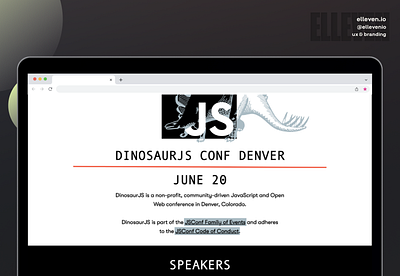 Developer Conference Landing Website branding design graphic design illustration logo search ui ux vector web design