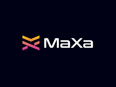 MaXa - letter M & X logo concept bold brand identity branding creative logo letter m letter mark letter x logo logo design logo icon logo mark minimal modern logo monogram symbol unique logo