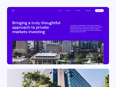 Real State Website UI - Minimalism aesthetic inversor investments landing minimalism minimalist modern real state ui web