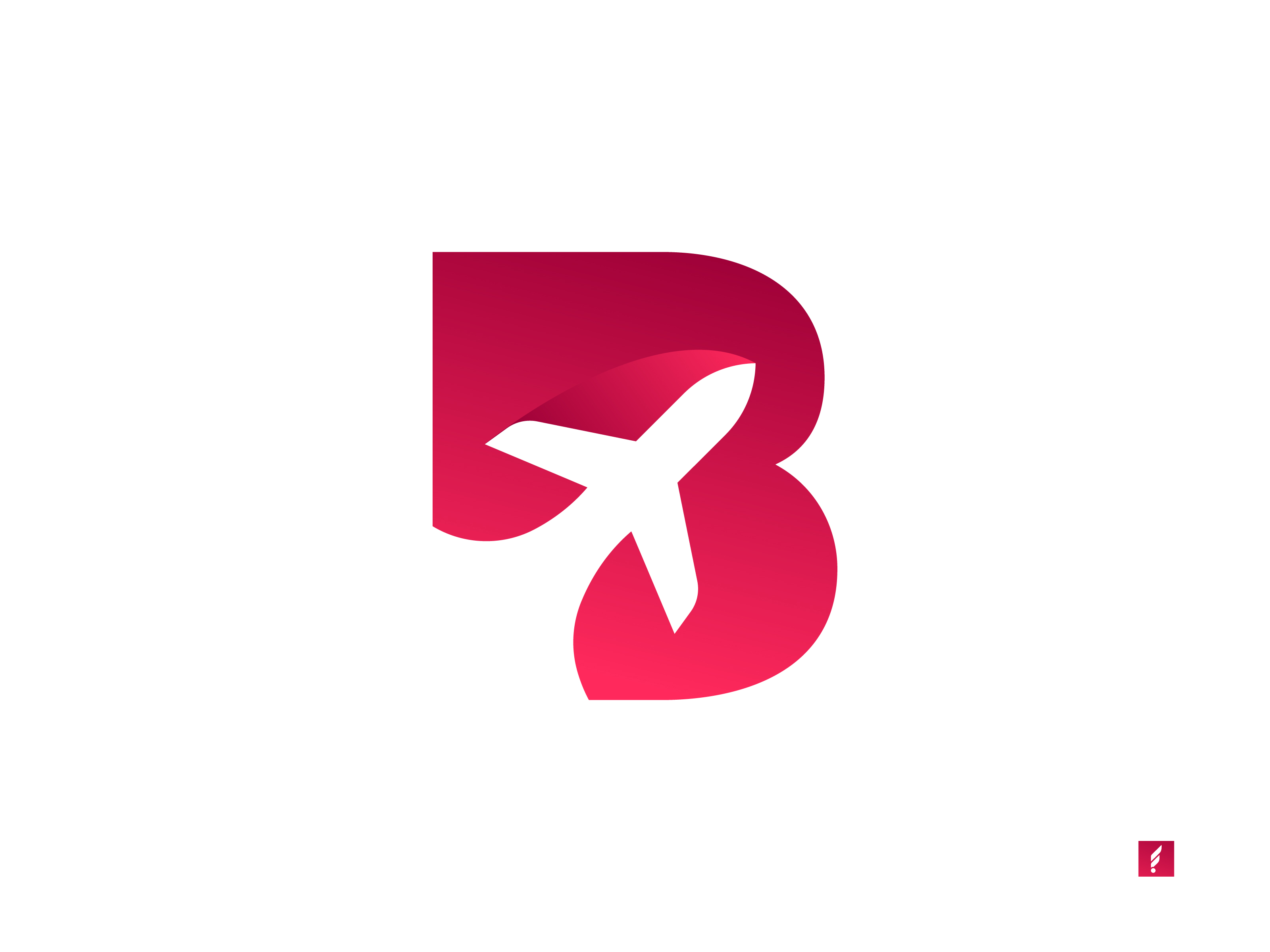 Fire letter b logo icon design Royalty Free Vector Image