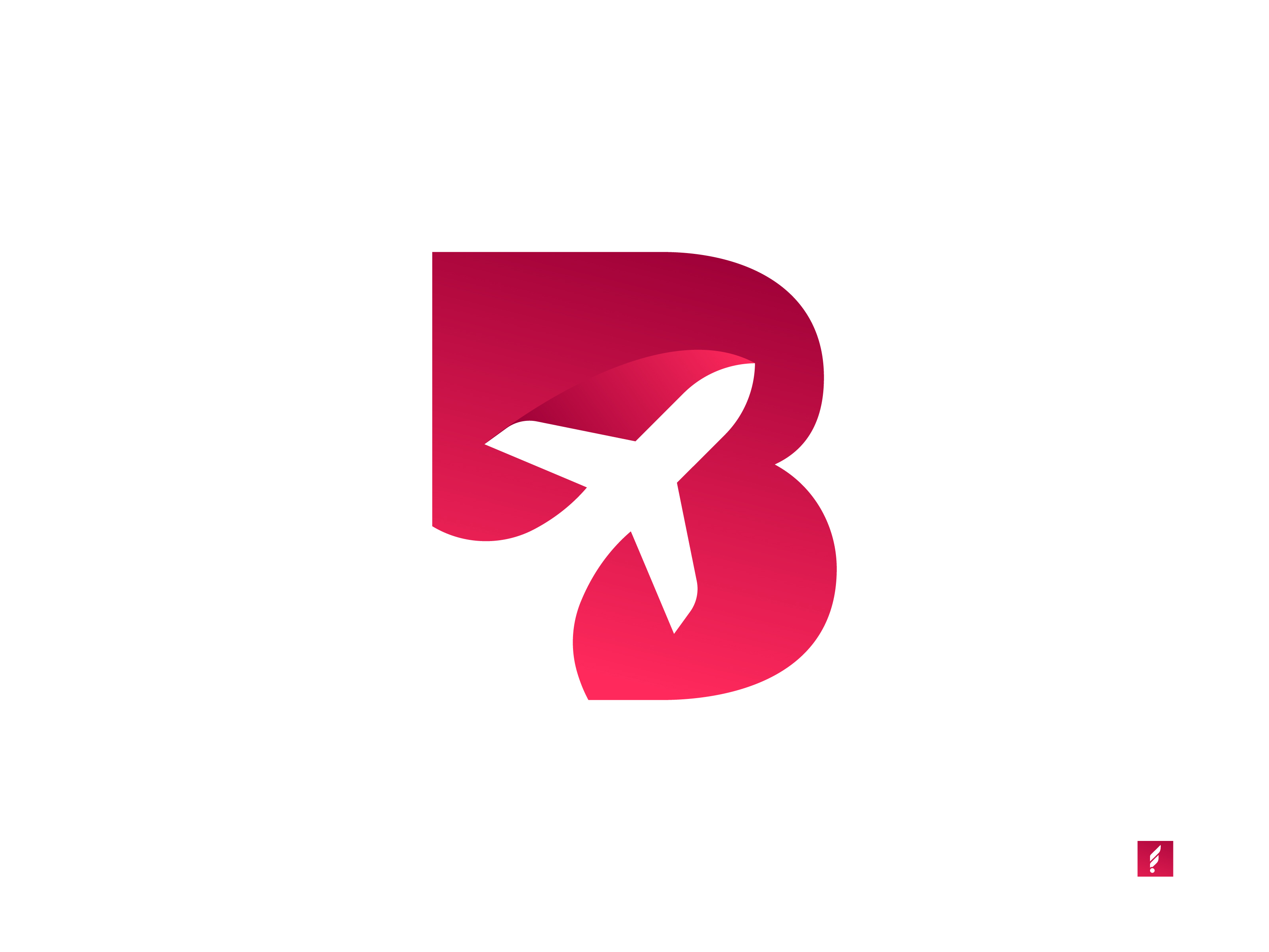 B Logo, B Travel Logo, Tour Logo, Plane Logo By Freelancer Iqbal ...