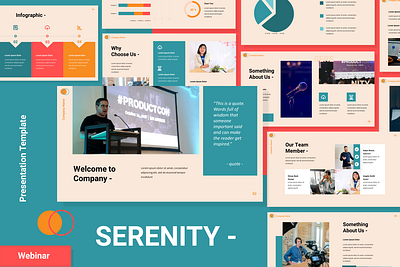 Webinar Presentation Template app branding design digital graphic design ui ux