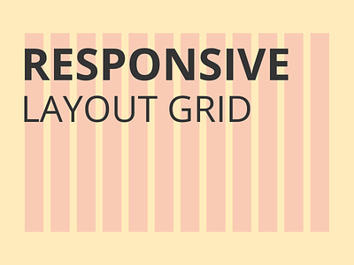 Responsive Layout Grid adaptive design figma grid layout resolution responsive template webdesign