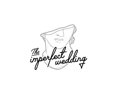 The Imperfect Wedding branding bride design event graphic design illustration logo makeup typography vector wedding