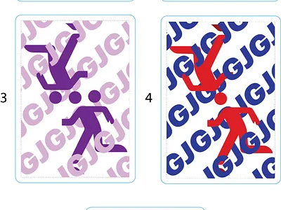 Playing Card Design / Different Color Palletes