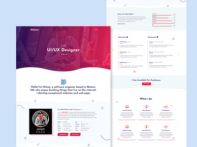 Nilson V2 - Template Design for photography portfolio design graphic design illustration typography ui ux
