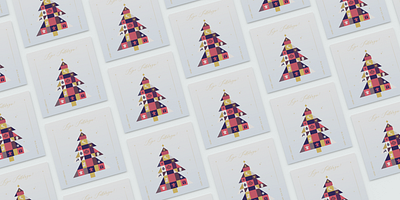 Christmas Card branding card christmas design graphic design illustration print typography vector