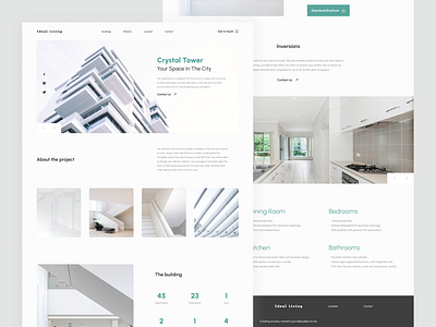 Architecture firm Landing page apartment architect architecture architecture studio building construction design design studio ecommerce interior landing page landscape design minimal real estate renting studio ui ux webdesign