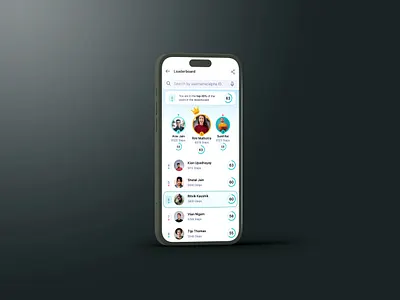 Leaderboard 👑 challenger leaderboard mobile