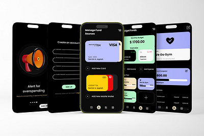 Vaultily: Budget Planner and Savings App UI app branding budget design finance fintech freelance illustration project saas savings ui ux