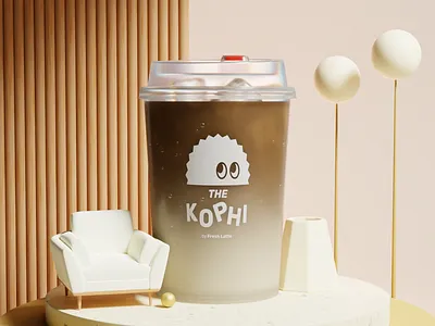 Kophi 3d design graphic design logo
