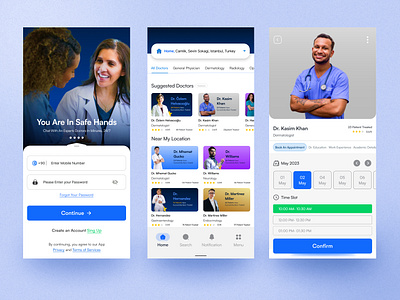 Appointment with a Doctor Online | App Concept app design daily challange ui app ui designer uidesign userinterface