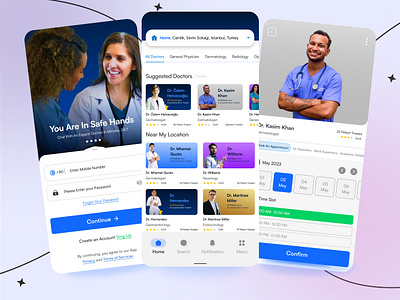 Doctor Online | App Concept app design daily challange design ui ui app ui designer uidesign userinterface