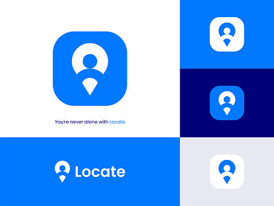 Locate logo design app icon app logo creative design graphic designer human idea inspirations locate location logo logo designer logo maker minimal logo modern logo professional sample