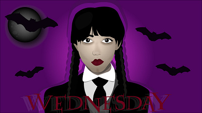 Wednesday design films graphic design illustration vector wednesday