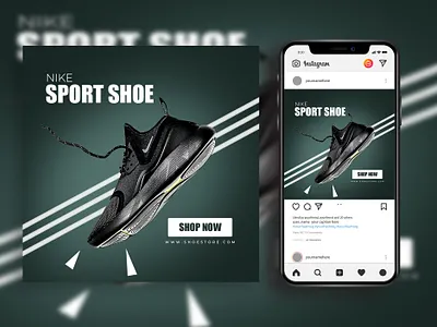 Shoe | Social Media Post Design adobe photoshop branding graphic design illustration post design shoe post design social media post design social post design ui