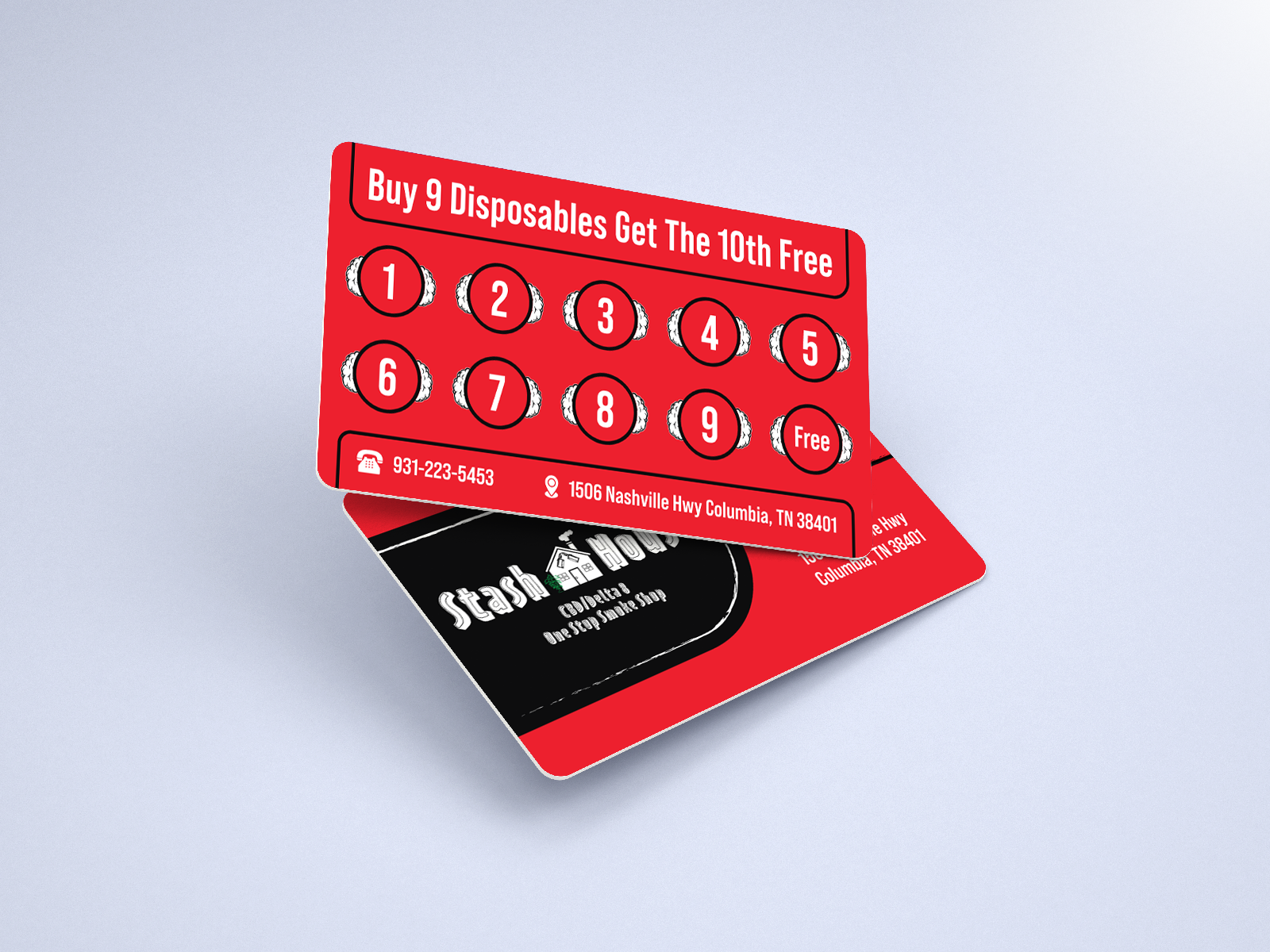 Example of I Will Design Loyalty Card Or Punch Card