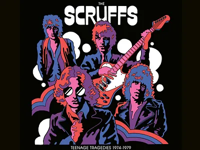 The Scruffs Album 70s album art illustration
