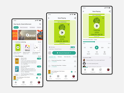 App design Concept for an audio book app. design illustration ui ui design ui ux user experience user interface ux ux design