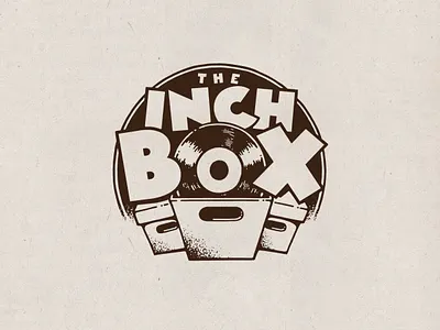 The Inch Box Logo illustration logo typography