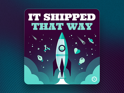 It Shipped That Way Podcast art branding figma illustrator leadership podcast product design products show show art space vector