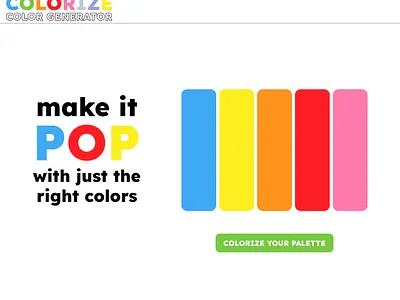 Colorize design graphic design