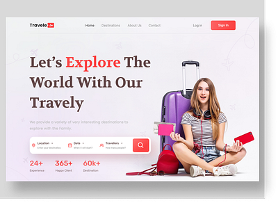 Travelling Services Landing Page