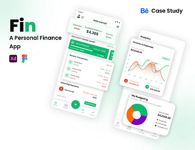 Personal Finance App Case study. agency landing page app design app landing page case study design fintech graphic design illustration logo personal finance app ui ux website design