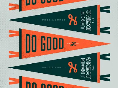 Family Pennants branding flag graphic design illustration