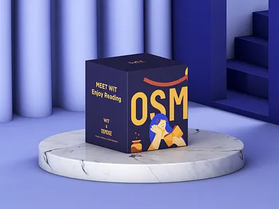 WiT X OSMOSE Packing Design illustration