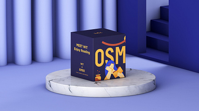 WiT X OSMOSE Packing Design illustration