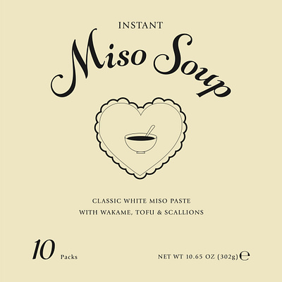 Miso Soup Packaging Design branding design illustration logo design packaging packaging design visual identity