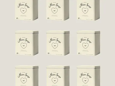 Miso Soup Packaging branding illustration logo packaging packaging design visual identity
