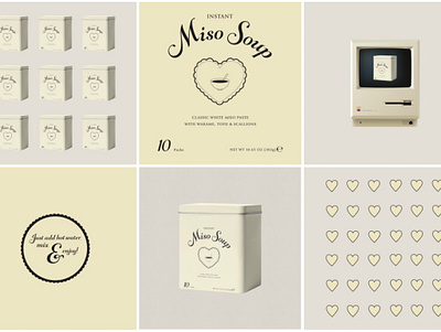 Vintage Instant Miso Soup Packaging Design branding illustration logo logo design packaging packaging design visual identity