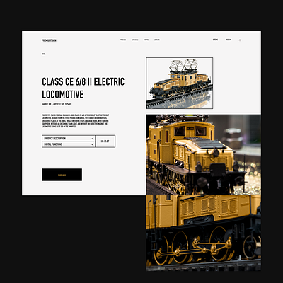 Premiumtrains Concept design ui ux