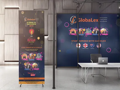 X-Banner or Roll-up Banner Design banner banner design branding design digital illustration illustration minimal modern design promotion roll up banner vector x banner