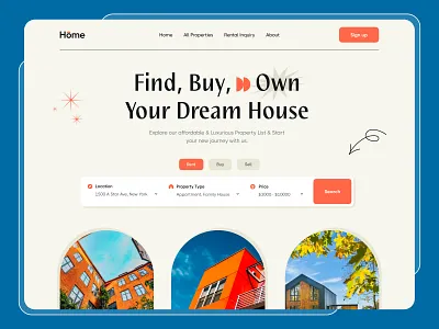 Real Estate Website Design building house minimal property property management property website real estate real estate agency real estate ui real estate website realestate ui ui design uiux uiux design web design web header website website design websitedesign