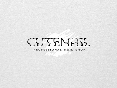 NAIL SHOP font logo logotype nail shop