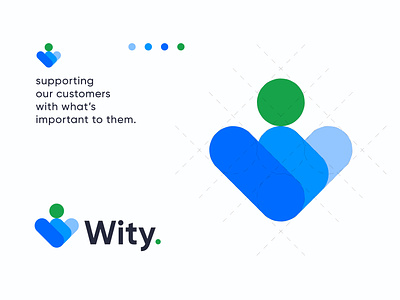 Wity logo design branding identity logo logo design logo mark logotype vector