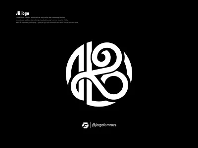 JK Logo Design Idea branding design discoverylogo graphic design icon illustration jk logo logofamous typography ui ux vector