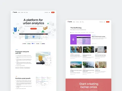Giraffe: More from the Website 3d analytic app architecture blog design tool landing platform ui ux web web design website