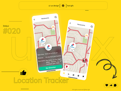 DailyUI Challenge day 020 android app branding clean creative dailyui design google maps illustration location logo maps tracker ui