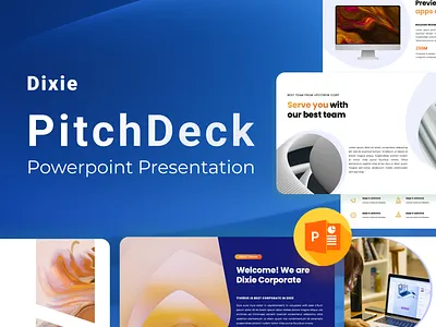 Dixie Pitch Deck PowerPoint Presentation business creative design dixie graphic design illustration infographic pitch deck pitching powerpoint powerpoint template presentation service