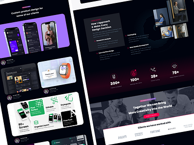 Portfolio Design creative design creative portfolio madewithadobexd portfolio portfolio design ui design uidesign uiux design