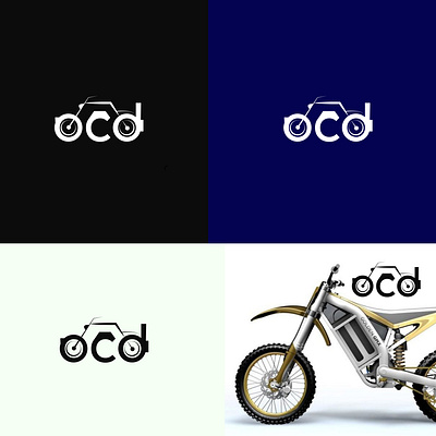 acd letter and motor logo branding design graphic design lo logo motion graphics typography vector