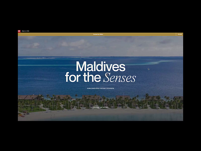 Hilton Maldives hilton hotel island luxury resort spa typohraphy waldorf website wellness
