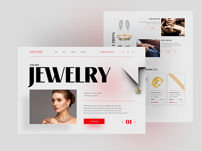 Jewelry online store design figma jewelry jewelry store lewelry website online store product design ui ui design web web design web design in figma website in figma