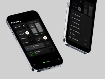 Home Assistant app assistant clean home smart smarthome tech tesla ui ux uxui widget